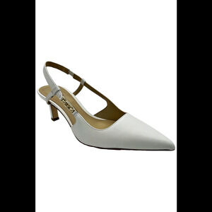 Michael Kors Women's Daniella Mid Sling Sandals Optic White - Medium